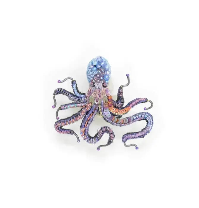 Brooch Pin | Common Octopus