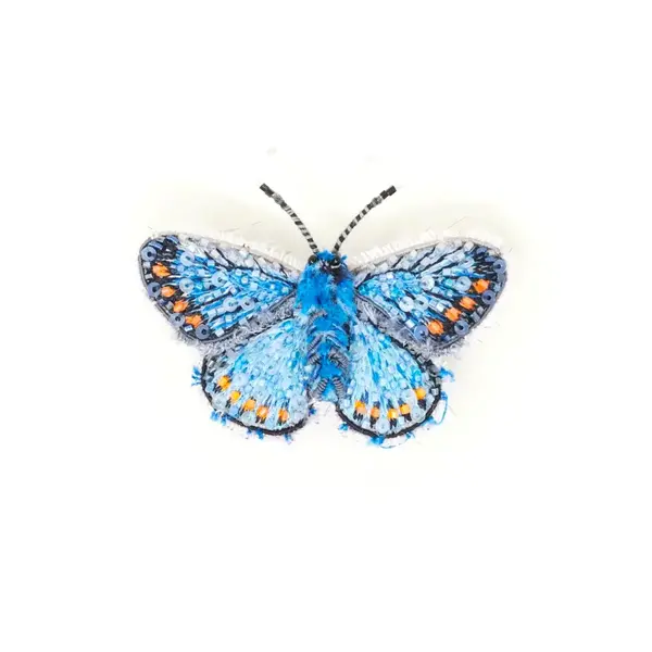 Butterfly Pin Blue 1