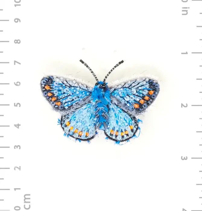 Brooch Pin | Adonis Blue Butterfly