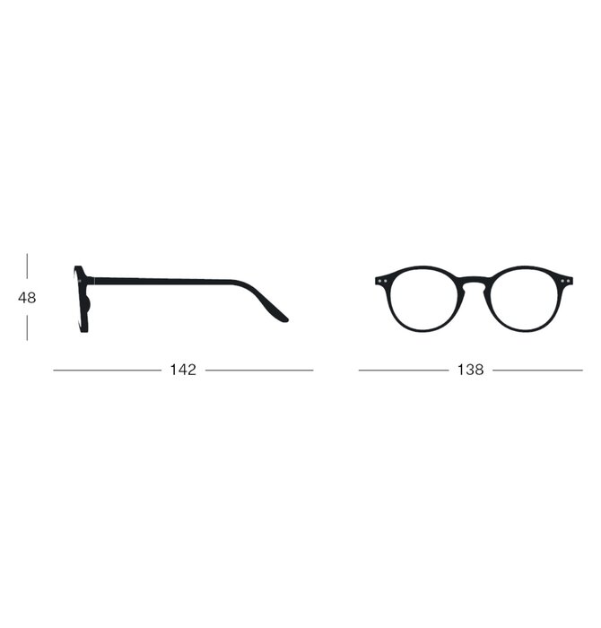 Glasses Readers | #D Round | Havane
