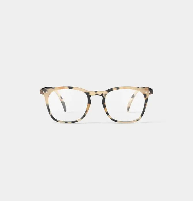 Glasses Readers | #E Trapezoid | Light Tortoise