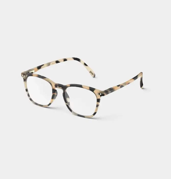 Glasses Readers | #E Trapezoid | Light Tortoise