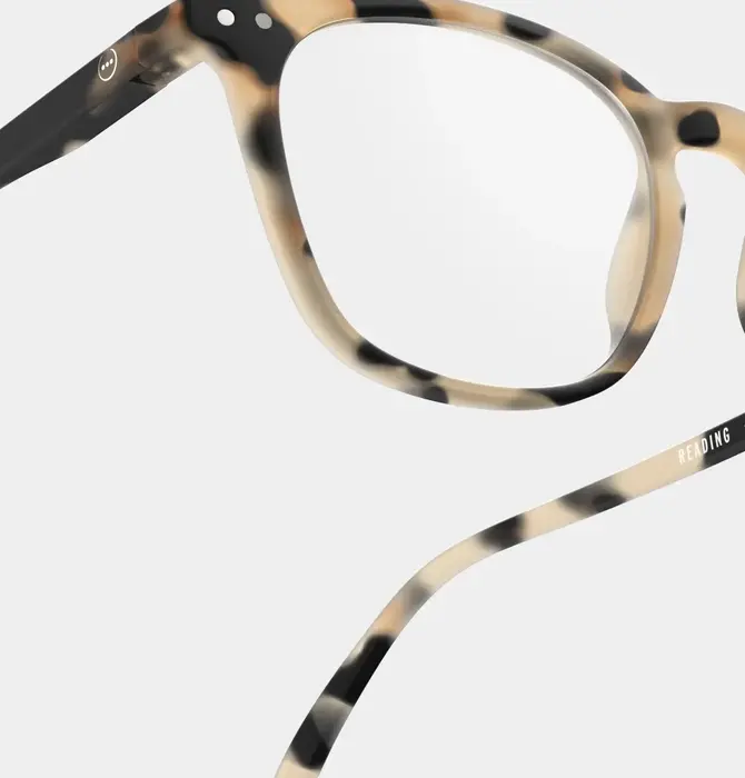 Glasses Readers | #E Trapezoid | Light Tortoise