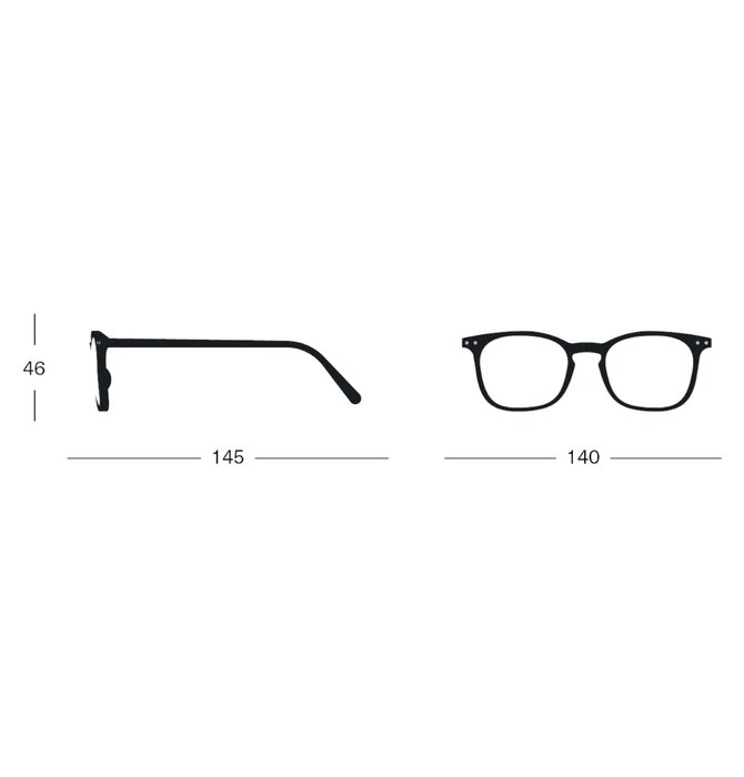 Glasses Readers | #E Trapezoid | Light Tortoise