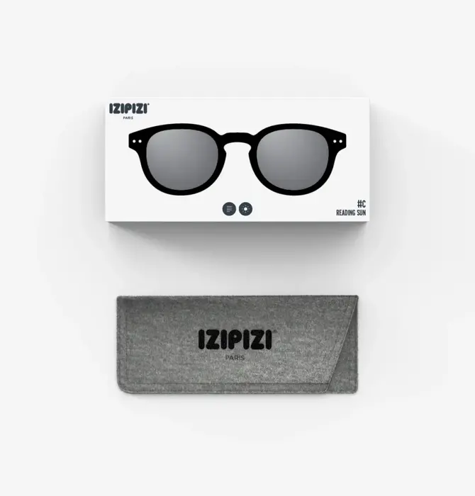 Sunglasses Readers | #C Square | Black
