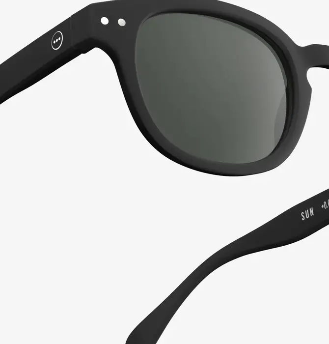 Sunglasses Readers | #C Square | Black