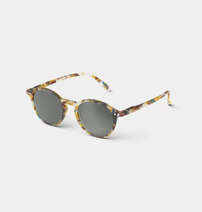 Sunglasses Readers | #D Round | Blue Tortoise