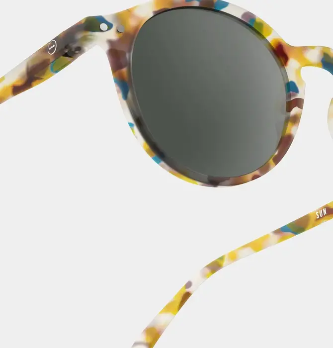 Sunglasses Readers | #D Round | Blue Tortoise