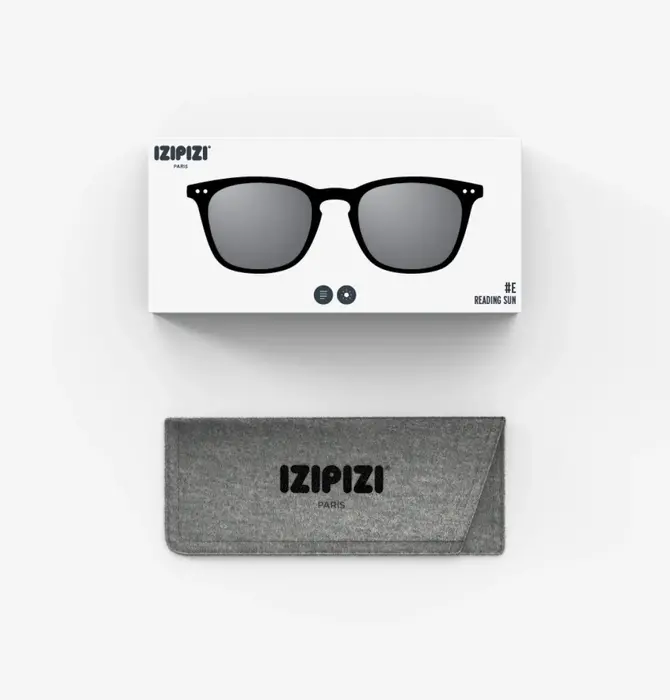Sunglasses Readers | #E Trapezoid | Black