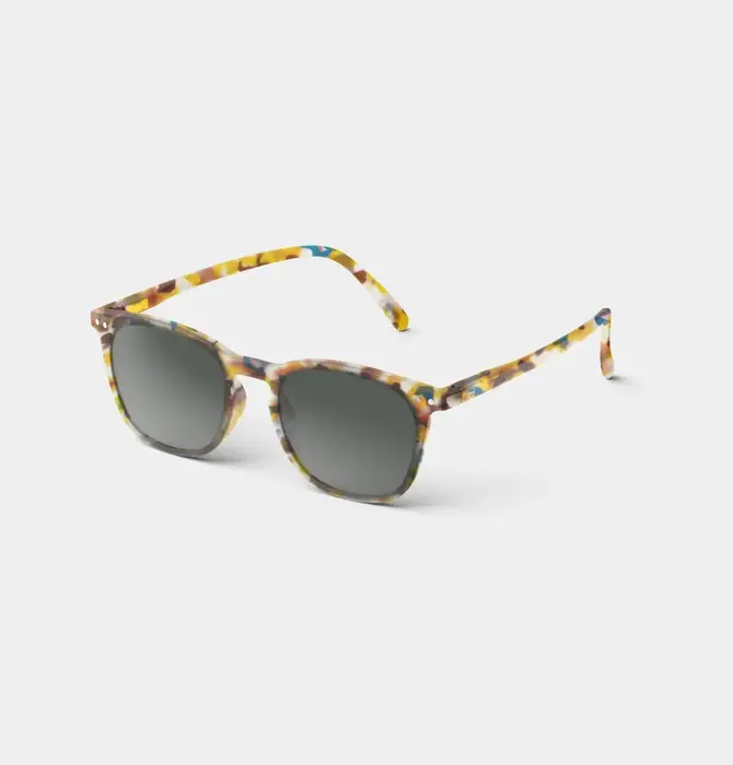 Sunglasses Readers | #E Trapezoid | Blue Tortoise