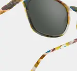 Sunglasses Readers | #E Trapezoid | Blue Tortoise