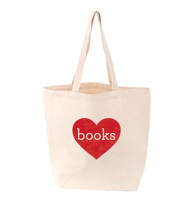 Tote Bag | Books (Heart)