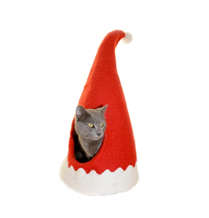 Cat Cave | Holiday | Santa Hat
