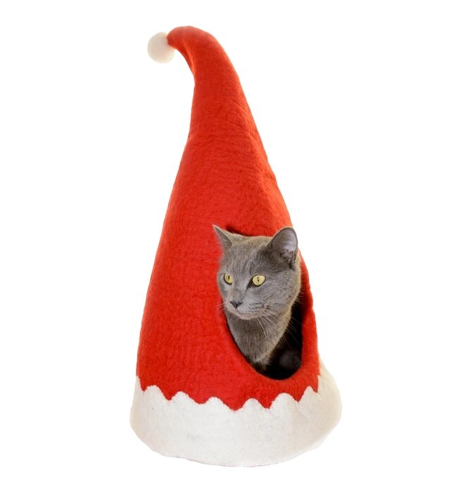 Cat Cave | Holiday | Santa Hat