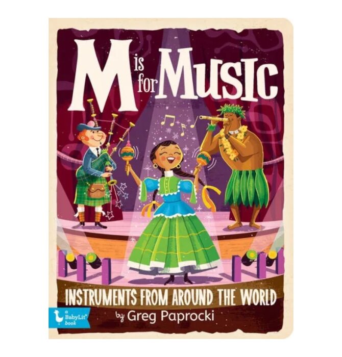 Board Book | Alphabet | M Is for Music