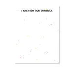 Notepad Mini | Tight Shipwreck (White Flecked)