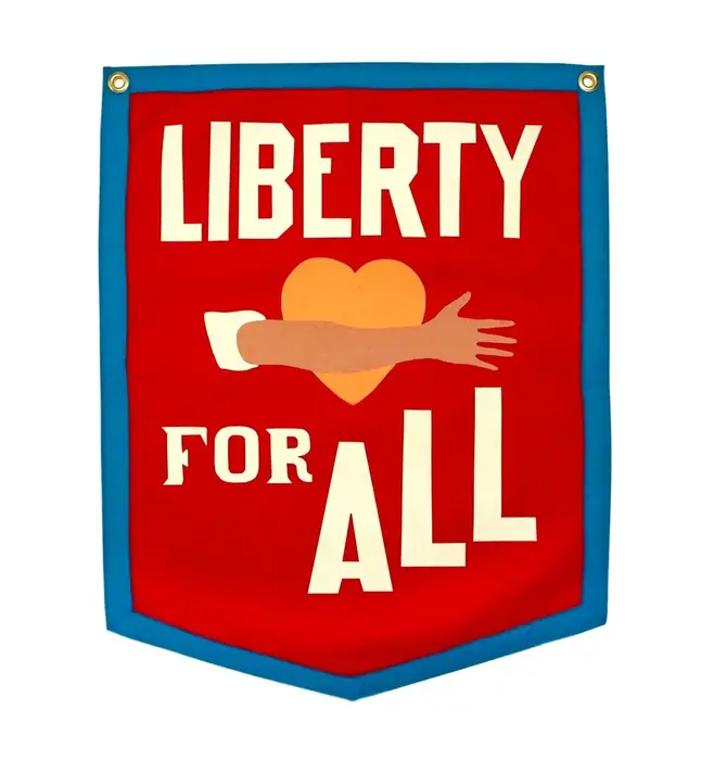 Banner | Camp Flag | Liberty for All