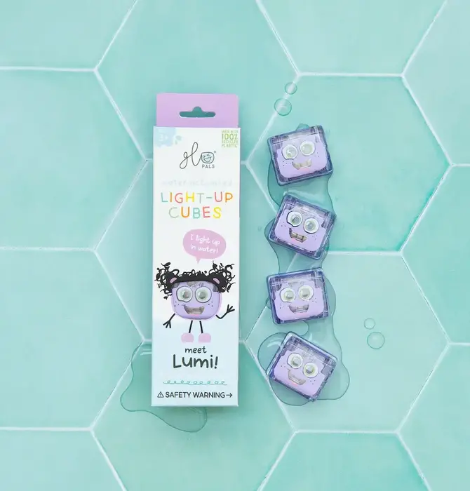 Bath Glo Pals | Light Up Cubes