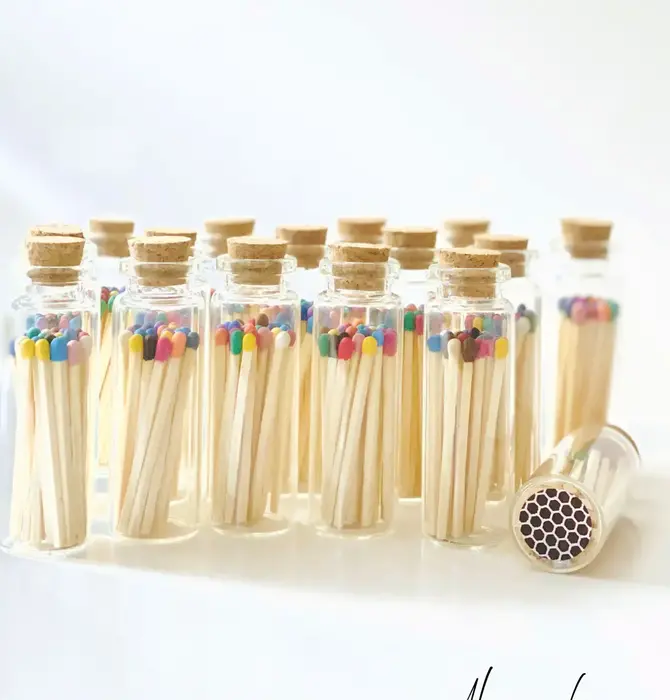 Matches Vial | Color-Tipped