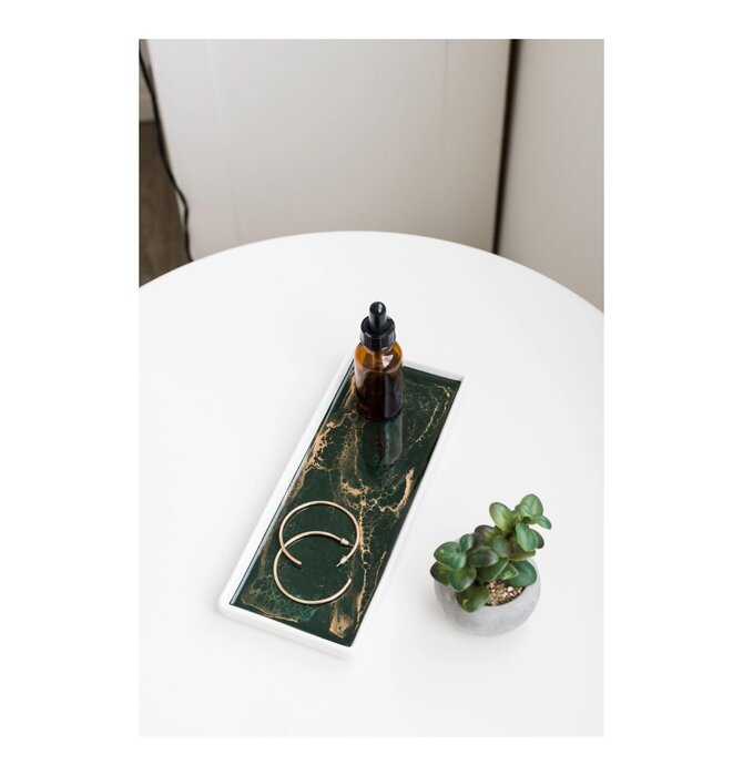 Ceramic Serving Tray | Jade Green