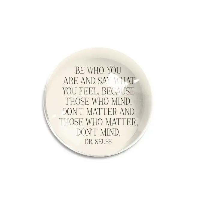 Paperweight | Crystal Dome | Quote