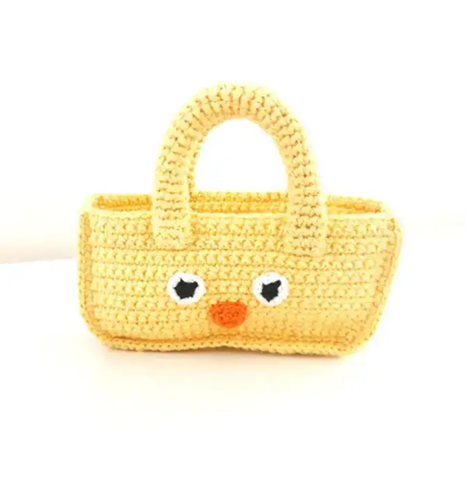 Crochet Basket | Easter Chick