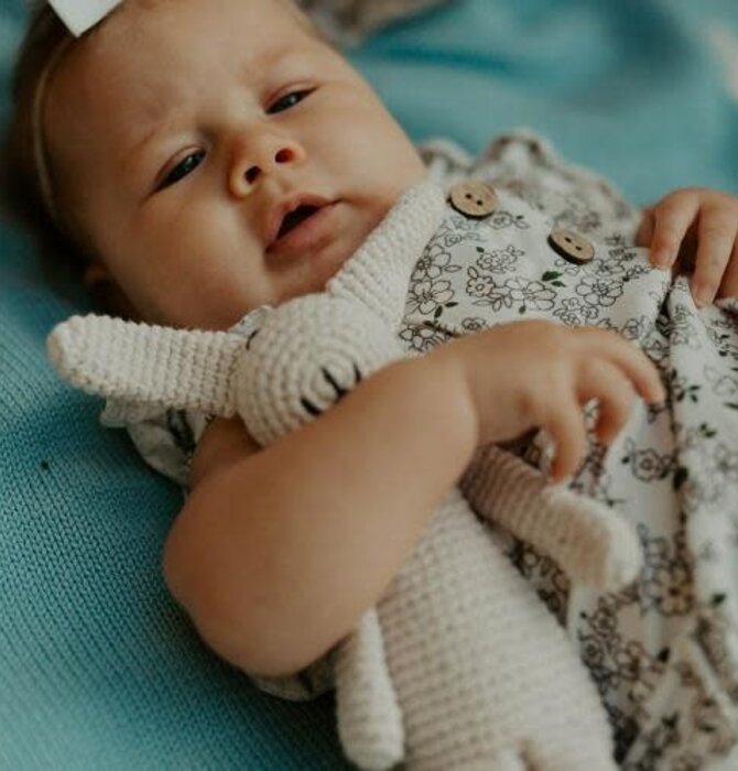 Crochet Rattle | My First Bunny