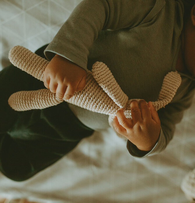 Crochet Rattle | My First Bunny