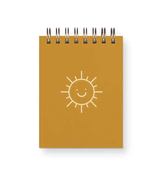 Notebook | Mini Jotter | Smiling Sunshine | Saffron