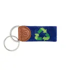 Keychain | Needlepoint | Recycle