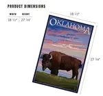 Puzzle | 1000-Piece | Oklahoma Buffalo Sunset