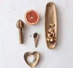 Dish | Heart Shaped Mango Wood | 4.5x4