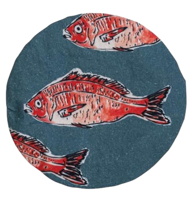 Food Cover | 8" Round Cotton | Sea Life