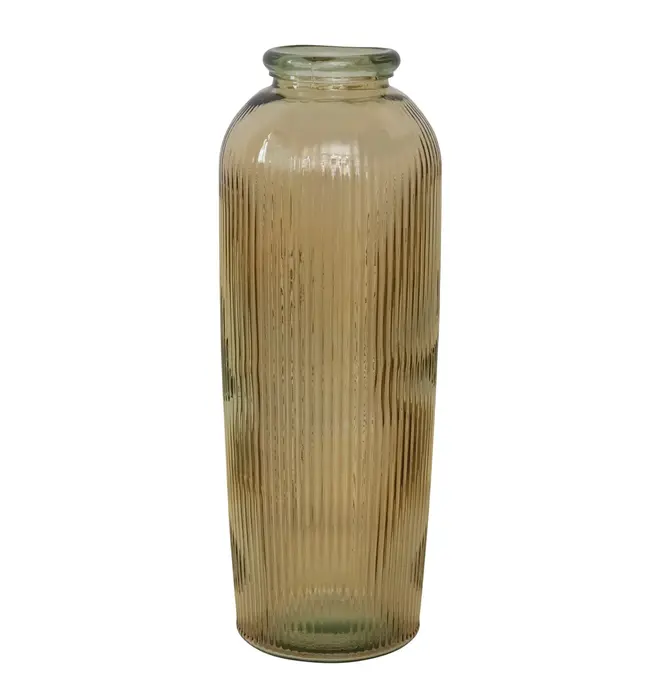 Oversized Vase | Recycled Glass | Citron