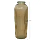 Oversized Vase | Recycled Glass | Citron