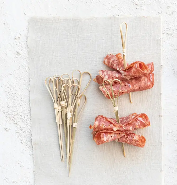 Skewers | Natural Bamboo | Heart Shaped