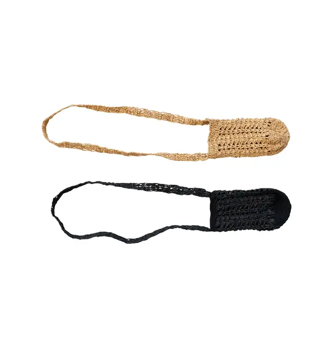 Bottle Bag | Crochet Raffia