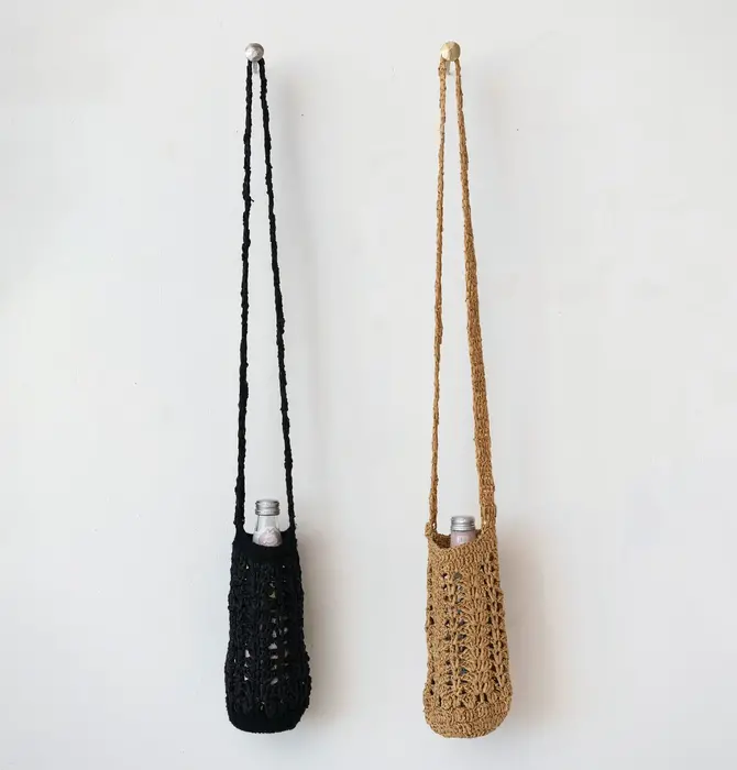 Bottle Bag | Crochet Raffia