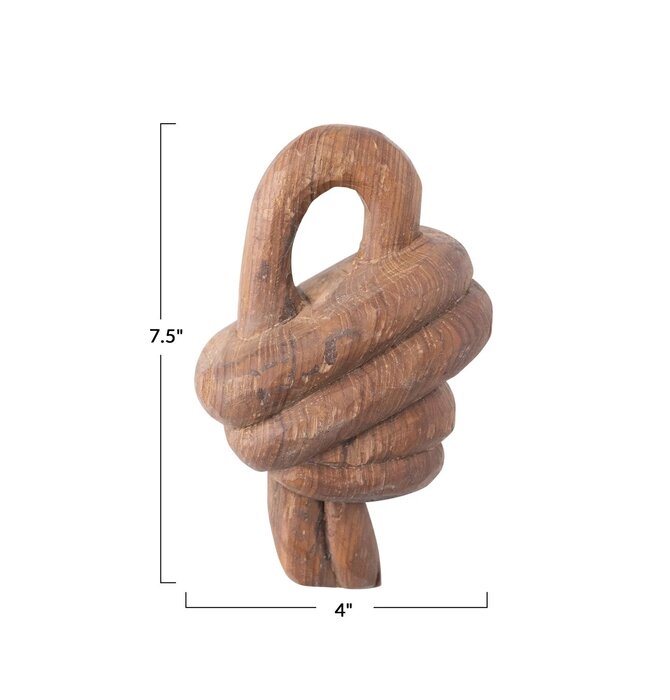 Decor | Reclaimed Wood Knot | Hand-Carved