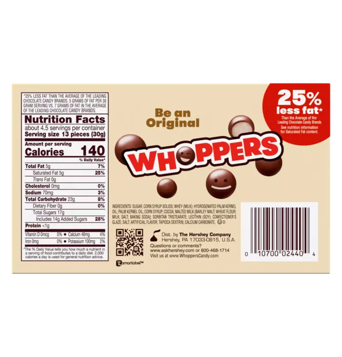 Candy | Whoppers Malted Milk Balls