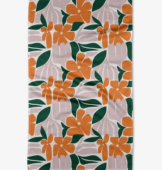 Microfiber Tea Towel | Modern Floral