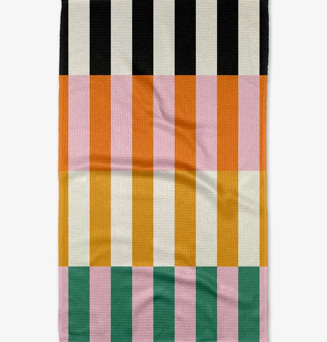 Microfiber Tea Towel | Stacked Stripes