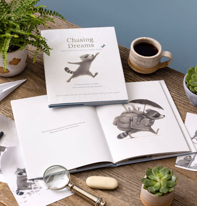 Book | Chasing Dreams (Raccoon Plush Companion)
