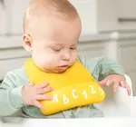 Baby Silicone Starter Bib | "Little Bites"