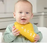 Baby Silicone Starter Bib | "Little Bites"