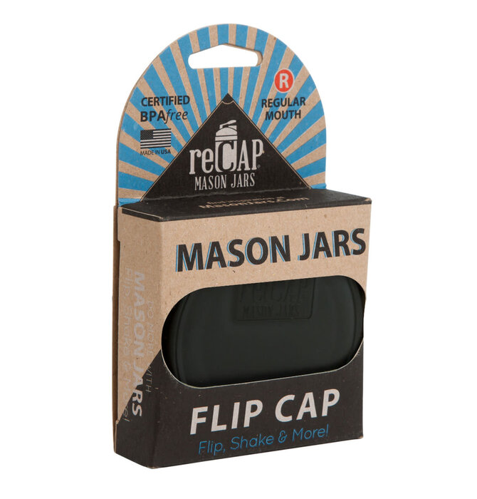 Flip Cap | Recap® Mason Jars  | Regular Mouth