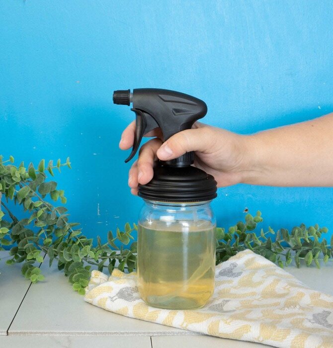Spray Lid + 16oz Mason Jar | Regular Mouth