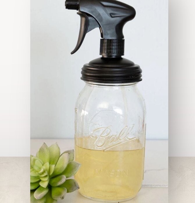 Spray Lid + 16oz Mason Jar | Regular Mouth