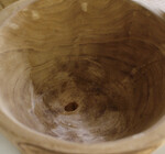 Vase | Footed | Hand-Carved Paulownia Wood
