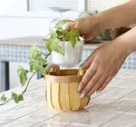 Basket | "Poire" Cedar | Round